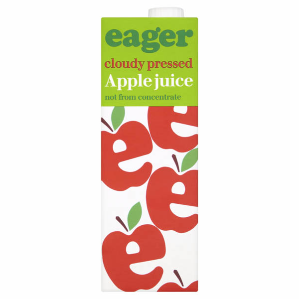 EAGER APPLE JUICE 1Lx8